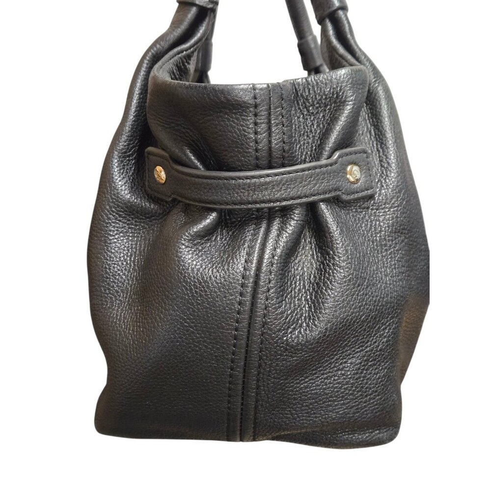 Kate Spade Berkshire Road Stevie Black Leather Satchel Shoulder Bag Classic - Picture 3 of 12
